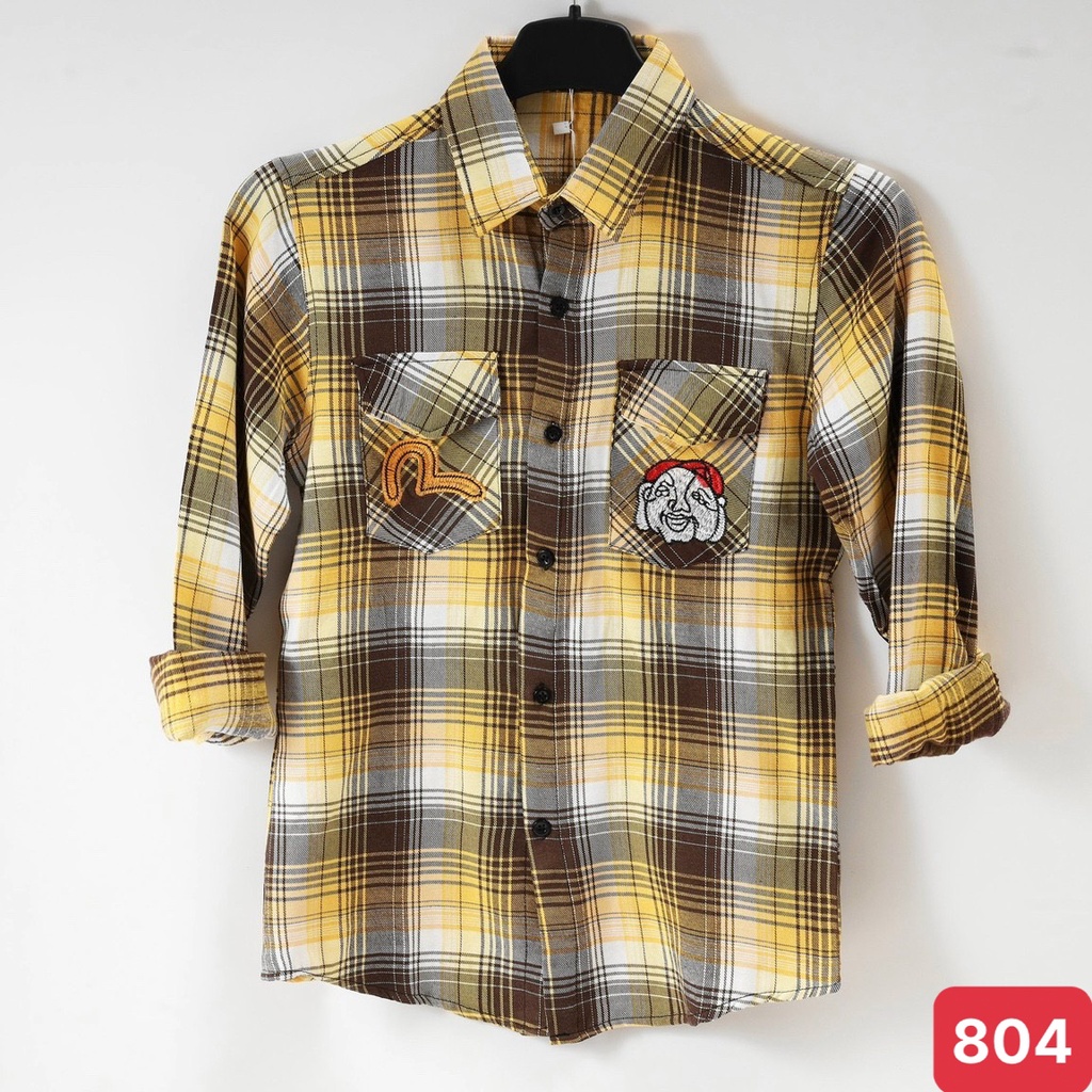 Áo sơ mi nam cao cấp chất liệu cotton đẹp màu nâu kem họa tiết karo dài tay kiểu dáng hàn quốc ADO12 mẫu mới
