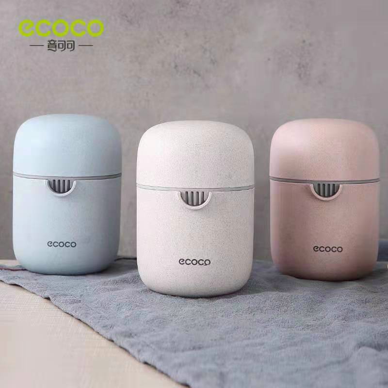 Dụng cụ vắt cam chanh kiêm ép hoa quả 2in1 bằng tay tiện lợi chất liệu nhựa lúa mạch nhập khẩu chính hãng ECOCO nội địa