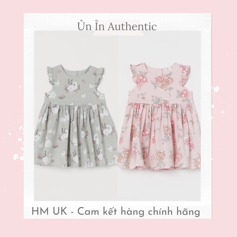 Váy bé gái HM UK size 6-9m, 12-18m, 2-3y