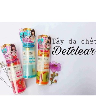 Tẩy Tế Bào Chết Meishoku Detclear Bright & Peel Fruit Peeling Jelly 180ml Nhật Bản