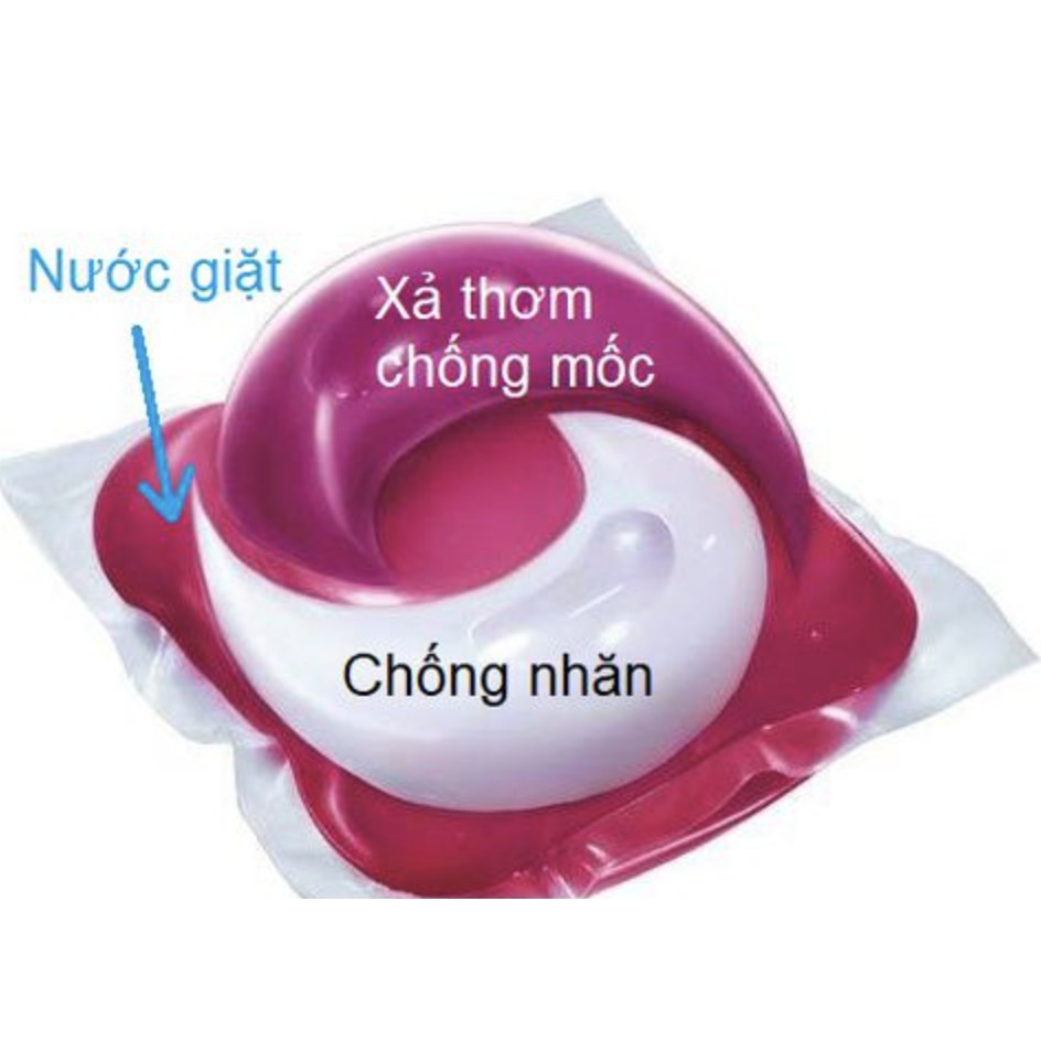 Viên giặt xả Gel Ball 3D Nhật 18 viên (Bold GelBall)