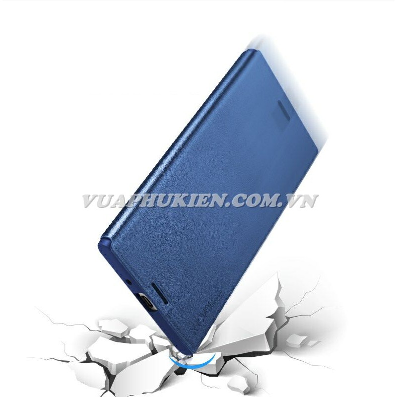 Bao da cho Sony Xperia Z5 Premium, XZ2 Premium, XZ Premium, XA Ultra hãng FIBCOLOR PIPILU X-Level HongKong lưng Silicone