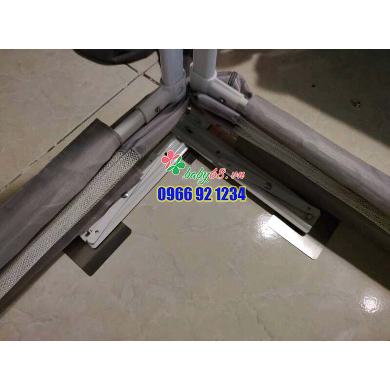 Miếng dán thanh chắn giường, dán tường treo đồ vật dụng bằng inox