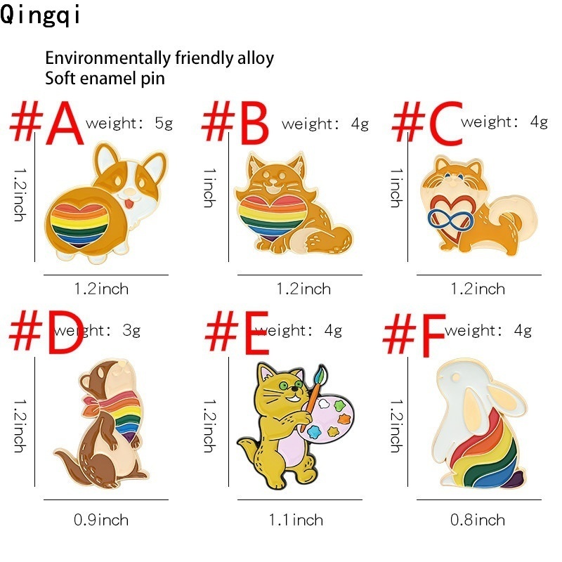 Ghim cài áo MISS ZOE họa tiết động vật dễ thương cho nữ