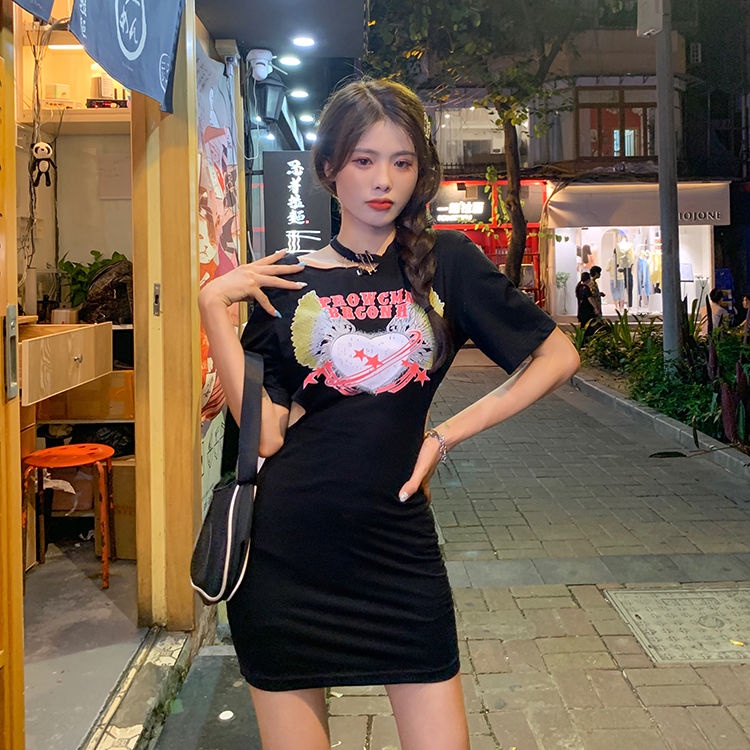 Hàng Có Sẵn Đầm Mỏng Dáng Rộng Thiết Kế Gợi Cảm Hợp Thời Trang Cho Nữ đầm nữ JL-LYQ-20