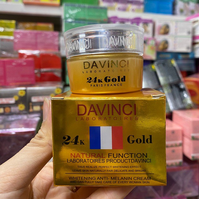 KEM DƯỠNG TRẮNG DA DAVINCI GOLD 24K