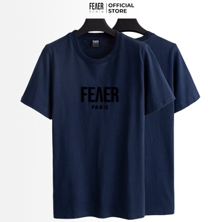 Áo thun nam FEAER DENIM chất thấm hút co dãn vải cotton PARIS VELVET