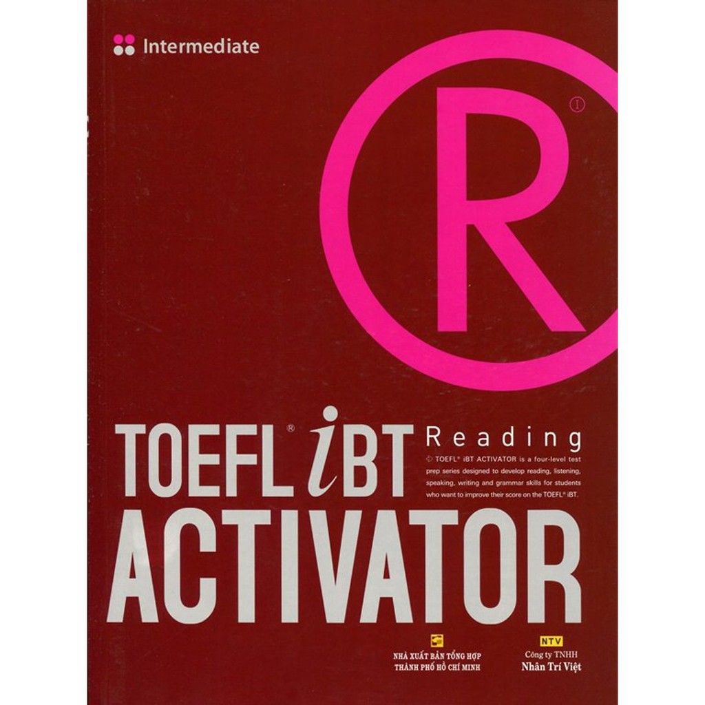 Sách - TOEFL iBT Activator Reading Intermediate (Không CD)