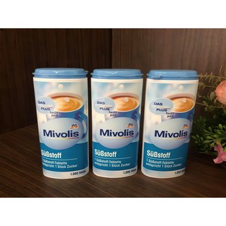 Đường ăn kiêng của Đức Das Gesunde Plus - Mivolis Ngọt ít calo 1200v {Germany Authentic}