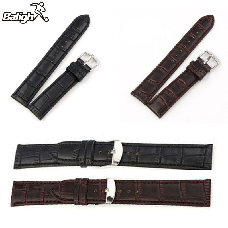 PU leather watch belt Mẫu tre 18 ~ 24mm