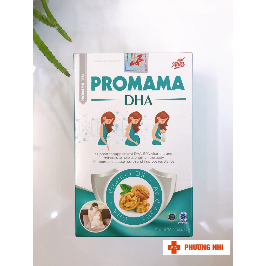 [CHÍNH HÃNG] PROMAMA  DHA - BỔ SUNG DHA, EPA, CÁC VITAMIN VÀ KHOÁNG CHẤT GIÚP BỒI BỔ CƠ THỂ, TĂNG CƯỜNG SỨC ĐỀ KHÁNG