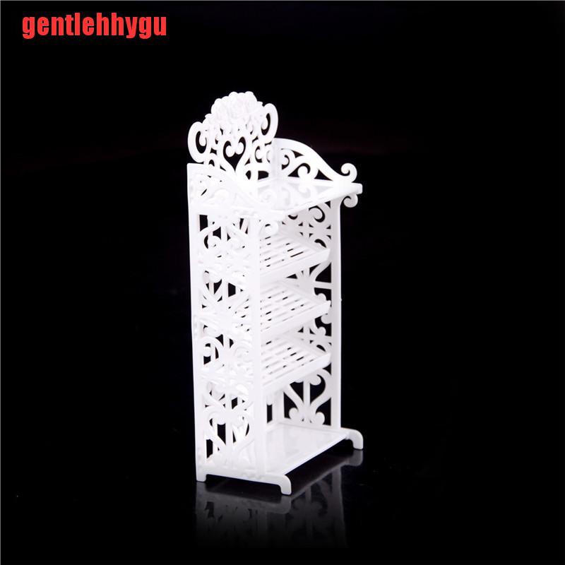 Giá Để Giày Trắng Cho Búp Bê 11 ''