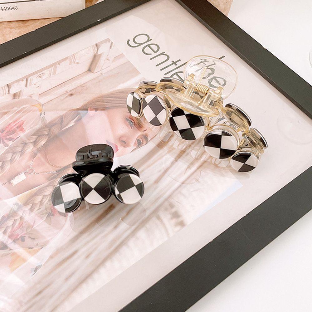 IVORY Kẹp Tóc Càng Cua Hình Tròn Nhỏ Phong Cách Retro Thời Trang Cho Nữ