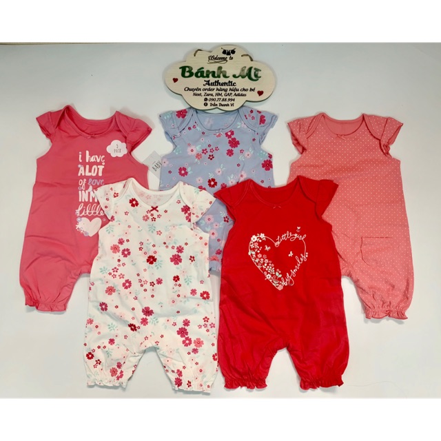 Set 5 BodySuit bé gái