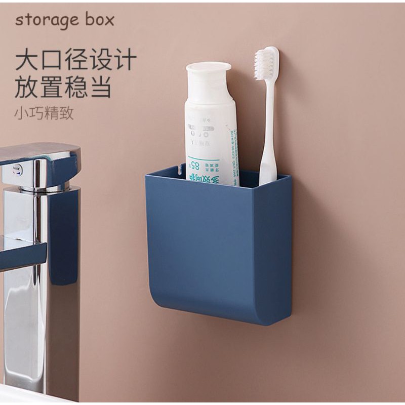 Kệ Hộp Dán Tường Để Đựng remote Tivi, Máy Lạnh, Sạc Điện Thoại Đa Năng.