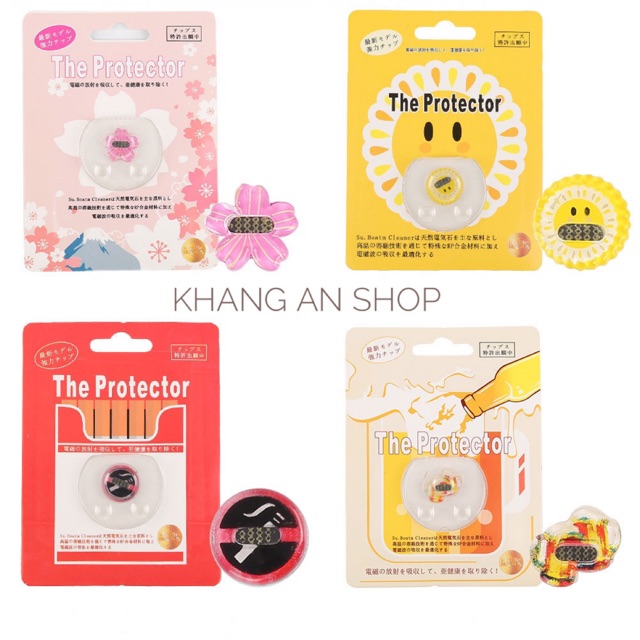 Miếng dán chống sóng điện từ, bức xạ The Protector (loại có hình)