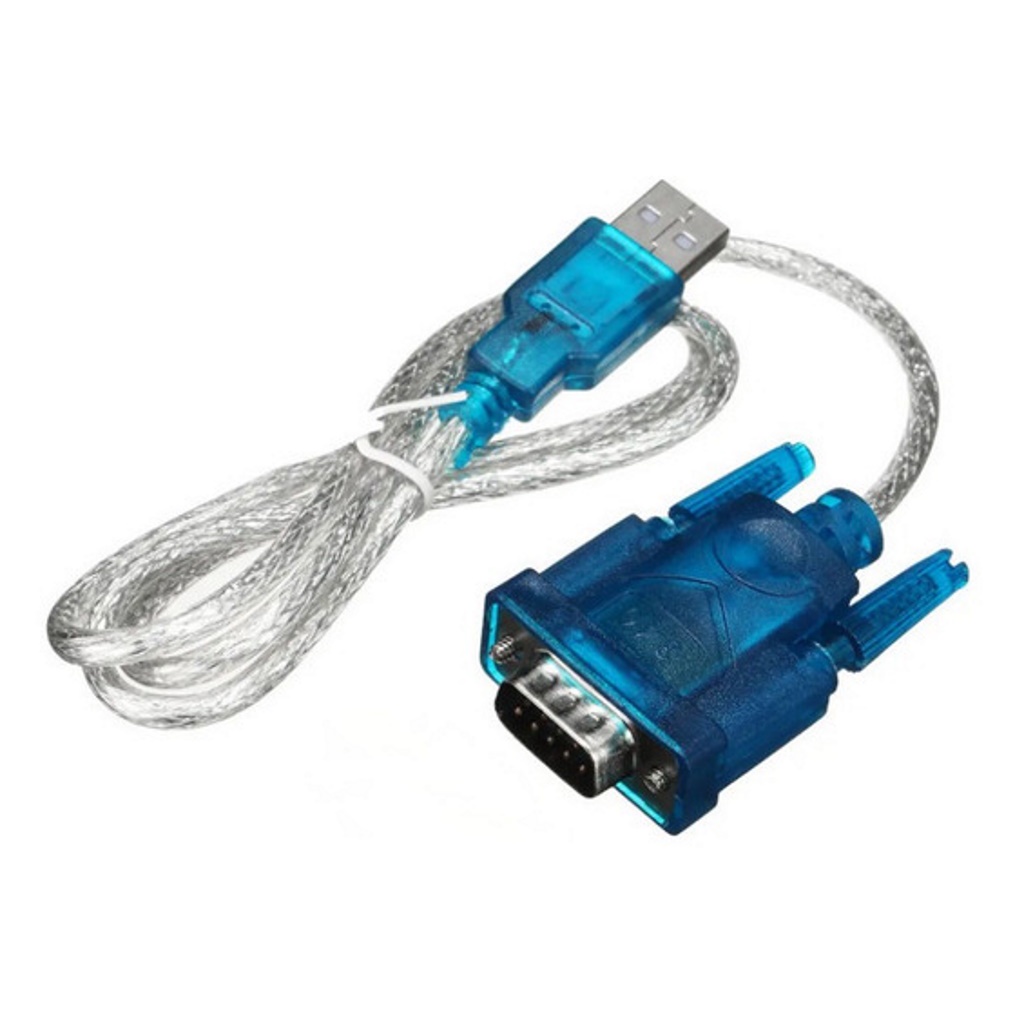 Dây Cáp Chuyển USB Sang RS232 Đực - Cáp Chuyển Giao Tiếp Kết Nối Máy Tính, Máy Cắt Decal, Máy CNC Cổng Com 9 Chân HL340