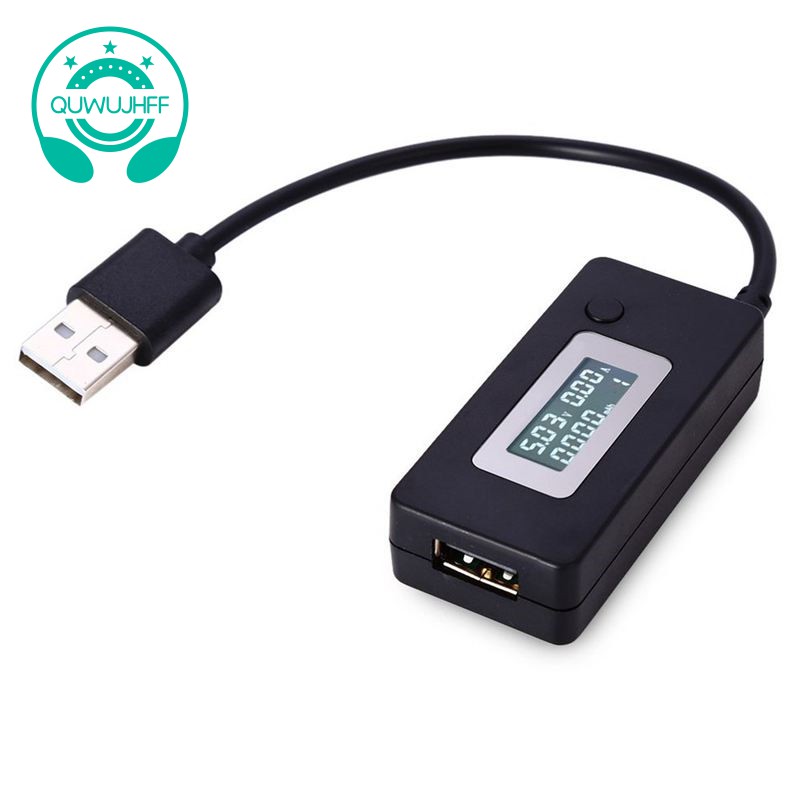 Usb Đo Dòng Điện Có Màn Hình Lcd Qc2.0 3-15v