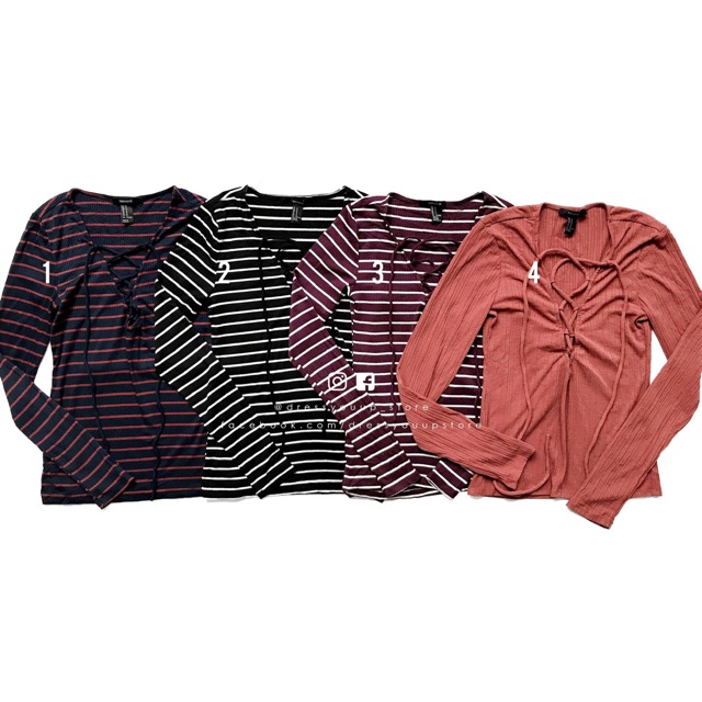 [Mã WASKT410K giảm 10K đơn 50K] Áo tay dài đan dây