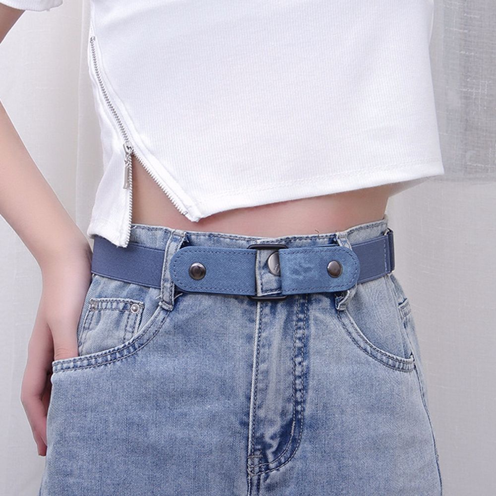 Thắt lưng vải canvas không cần đục lỗ họa tiết hoa cúc thời trang cao cấp cho nữ