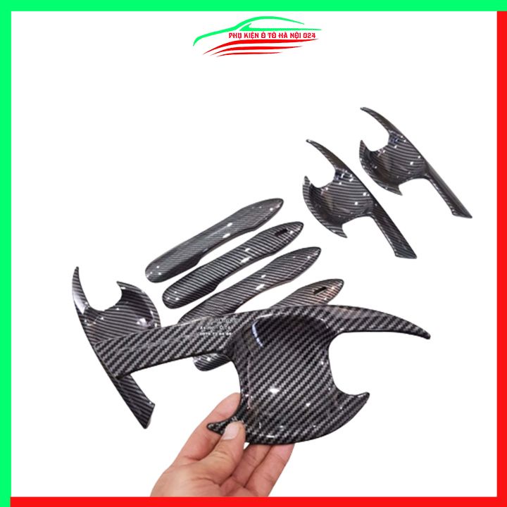 Ốp tay hõm Camry 2019-2023 vân Carbon chống trầy bảo vệ cửa xe ô tô