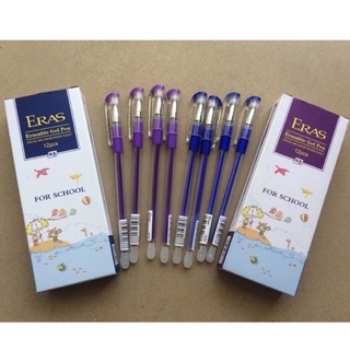 Bút nước tẩy xóa được, bút gel hộp 12c chính hãng