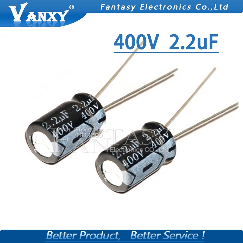 Bộ 20 Tụ Điện Điện Phân 400v2.2uf 8x12mm 2.2uf 400v 8x12 Chất Lượng Cao | BigBuy360 - bigbuy360.vn