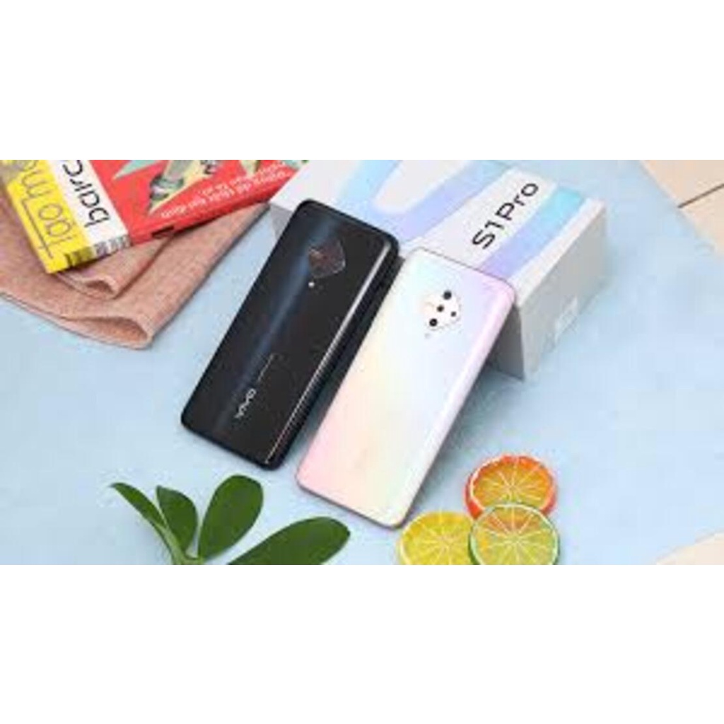 Điện thoại Vivo S1 Pro 2sim Chính Hãng ram 8G rom 128G, Camera sau: Chính 48 MP & Phụ 8 MP, 2 MP, 2 MP, màn 6.38''