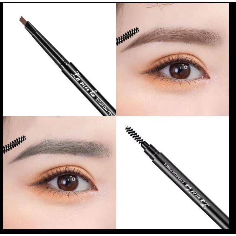 Bút kẻ lông mày hai đầu mềm mịn lâu trôi 24 giờ