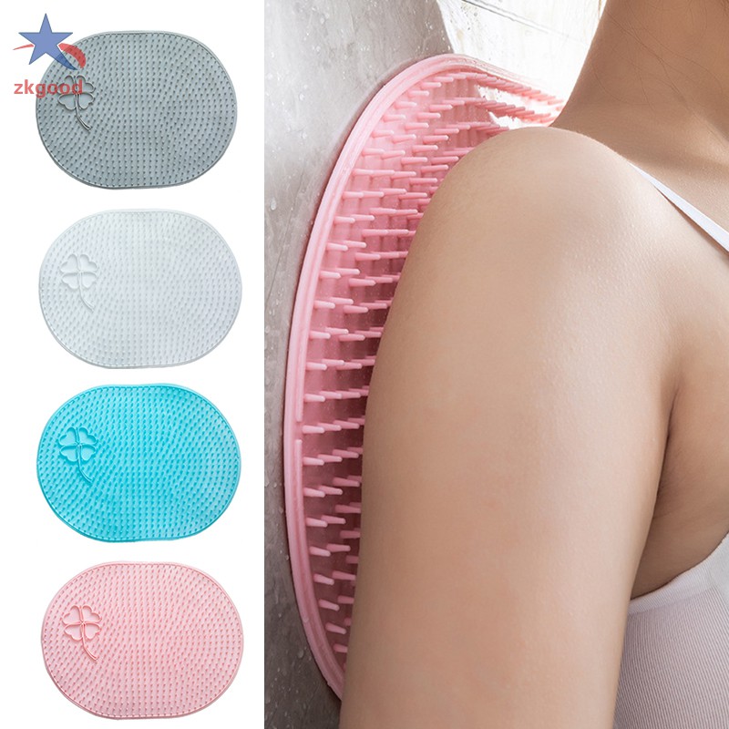 Tấm silicone dùng cọ và massage lưng và chân khi tắm