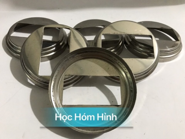 Combo 10 Chụp đế Inox sắt hộp 30x60