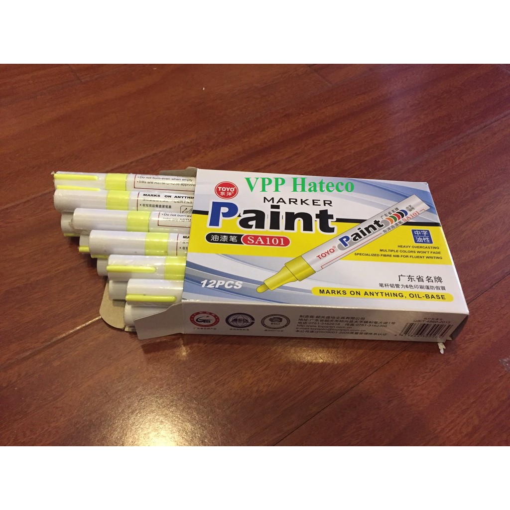 Bút vẽ sơn Toyo 101 - bút vẽ thông số lốp - Bút sơn Toyo