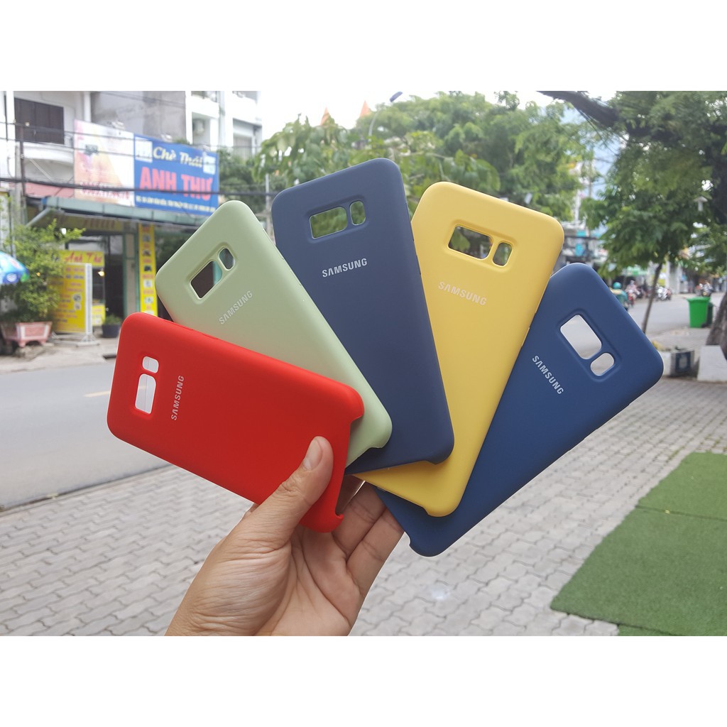 ỐP LƯNG SILICON COVER CHỐNG BẨN CHO SAMSUNG S8 PLUS