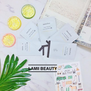 Mặt nạ đất sét Innisfree Super Volcanic Pore Clay Mask 2x gói 3ml