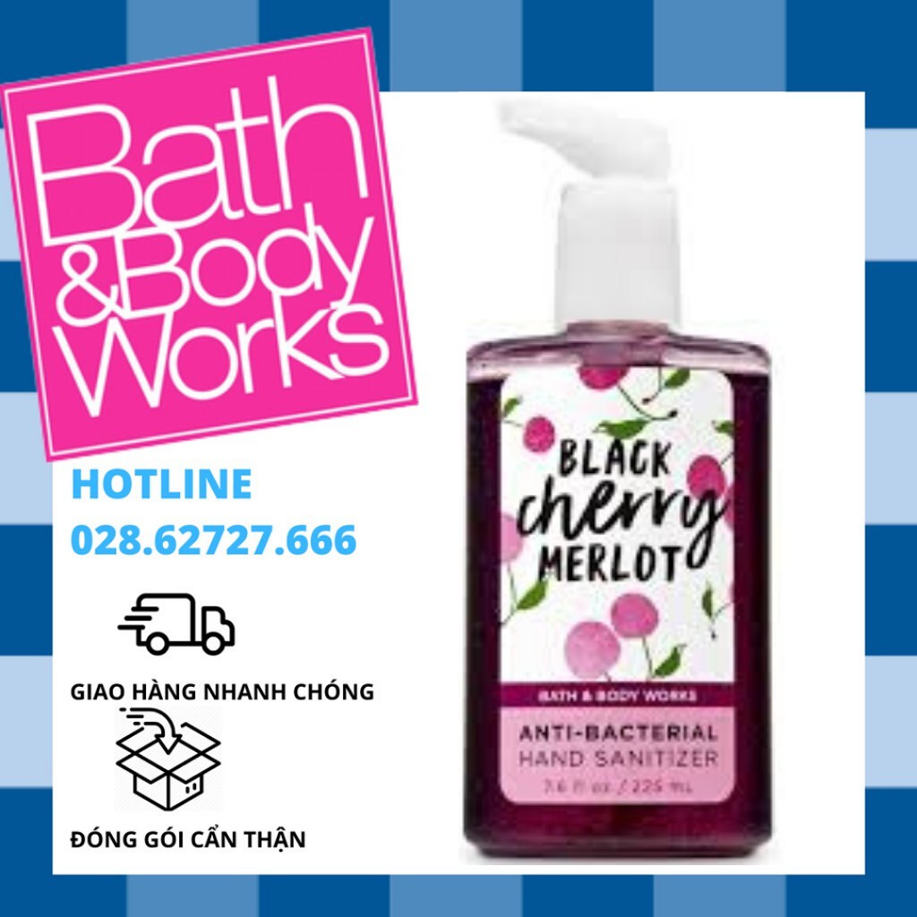 Gel Rửa Tay Khô BATH & BODY WORKS - Black Cherry Merlot