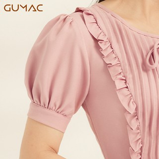 Đầm xếp nếp ngực DA876 GUMAC