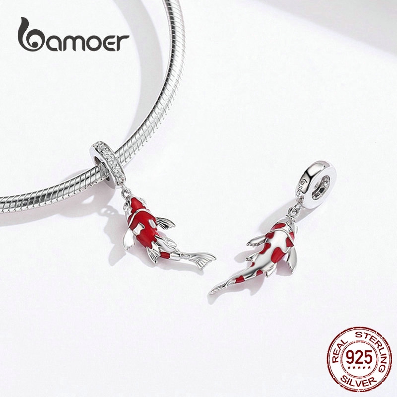 Hạt Mặt Vòng Đeo Tay Bamoer Hình Cá Đính Đá Nhân Tạo Đáng Yêu Cá Tính BSC085 | BigBuy360 - bigbuy360.vn