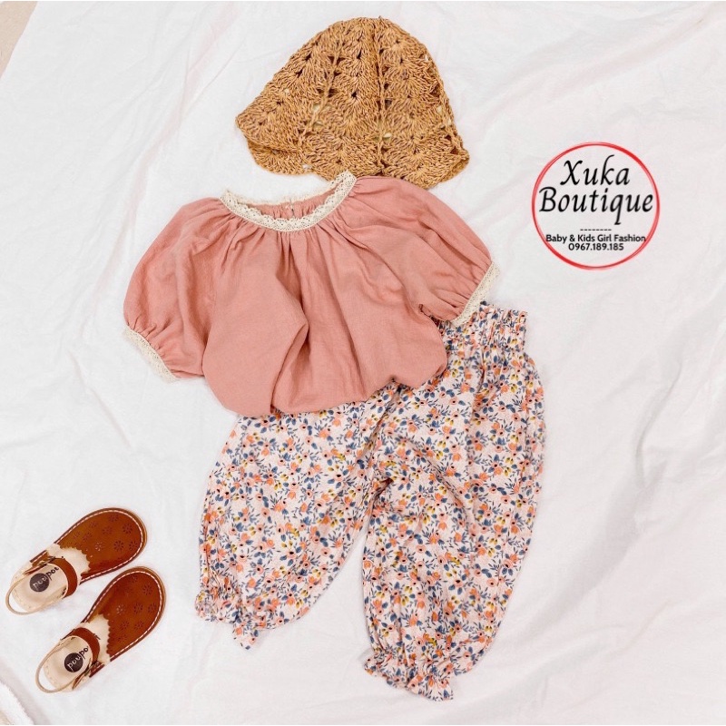 Áo Cộc Tay Mùa Hè Bé Gái SKYBOMA KIDS  Cao Cấp Mẫu Mới 2022