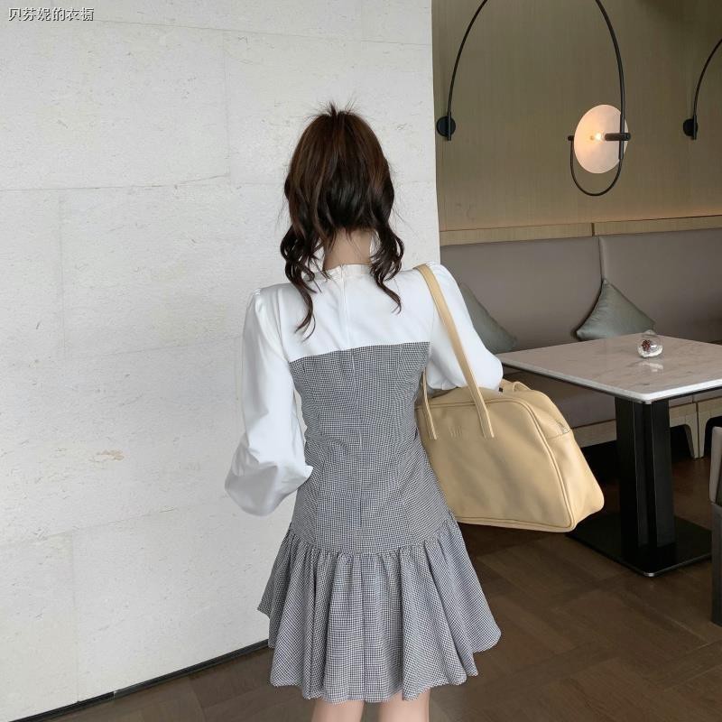 VÁY CARO PHỐI KAKI TRẮNG TRẺ TRUNG NĂNG ĐỘNG (Kèm Video + Ảnh thật) | BigBuy360 - bigbuy360.vn