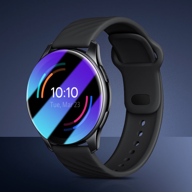 Kính Cường Lực Cong 3D Bảo Vệ Màn Hình Đồng Hồ Thông Minh Samsung Galaxy Watch 4 40mm 44mm HD 2