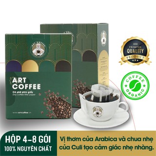 [Cafe Phin Giấy ] Art Coffee –Beauty of Ballad Hạt Rang Xay Nguyên Chất- Cà Phê Phin Giấy( 4 gói / 8 gói)