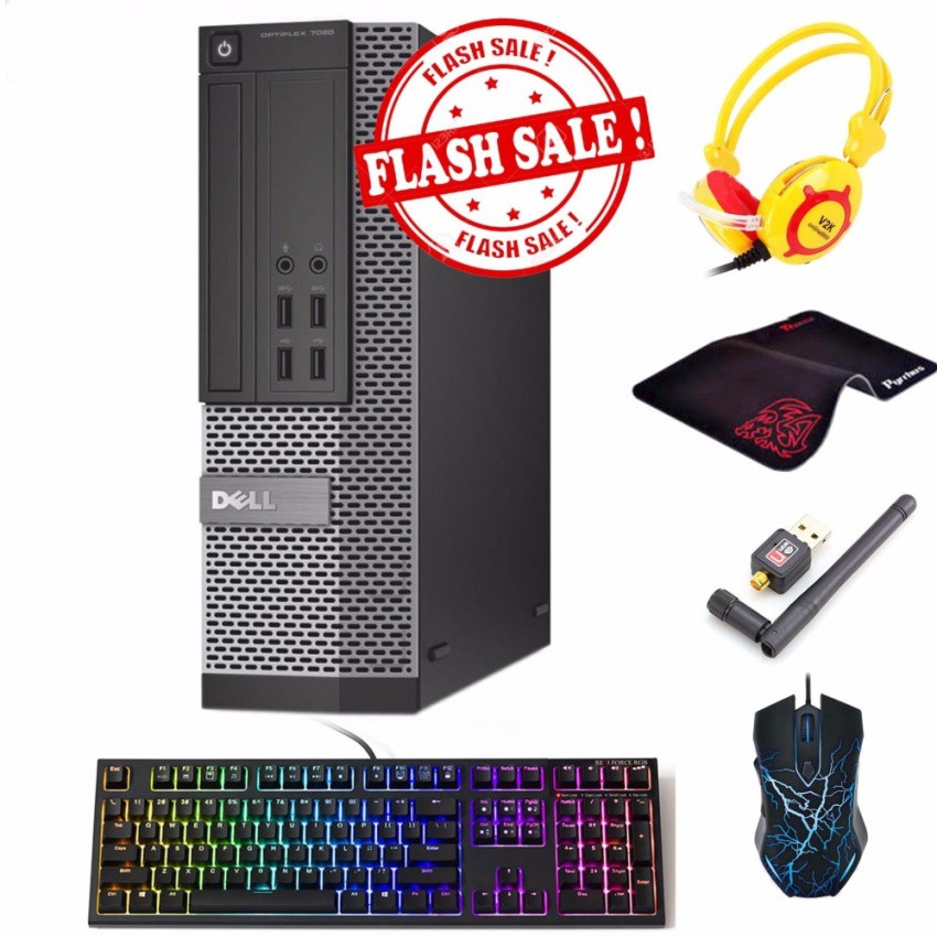 Máy tính để bàn Dell Optiplex 7020 SFF (Core i7 4770, Ram 8GB, HDD 500GB) + Quà Tặng - Hàng Nhập Khẩu | BigBuy360 - bigbuy360.vn
