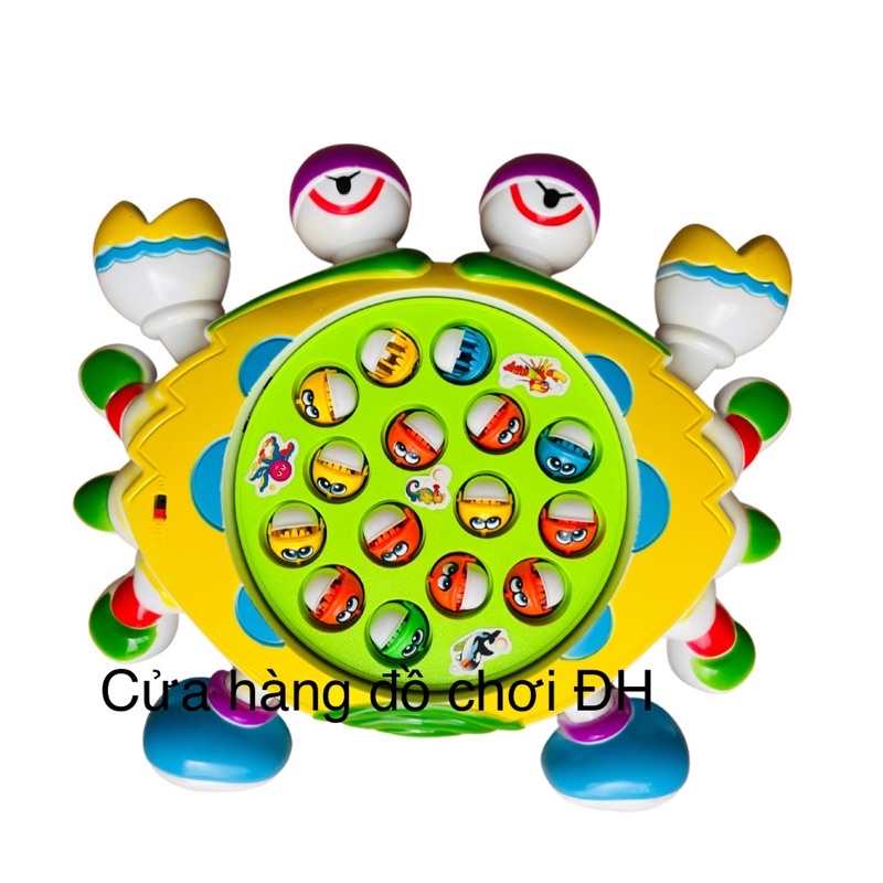 Bộ đồ chơi câu cá dùng pin,3 cần câu cho bé