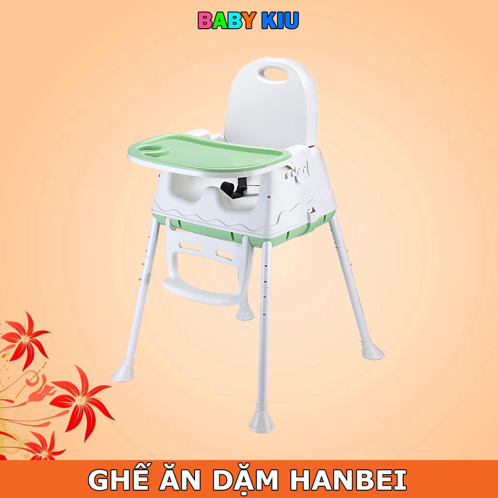 GHẾ ĂN DẶM HANBEI (KHÔNG CÓ ĐỆM & BÁNH XE)