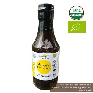Nước tương đậu nành hữu cơ lumlum organic soy sauce lum lum, 250g