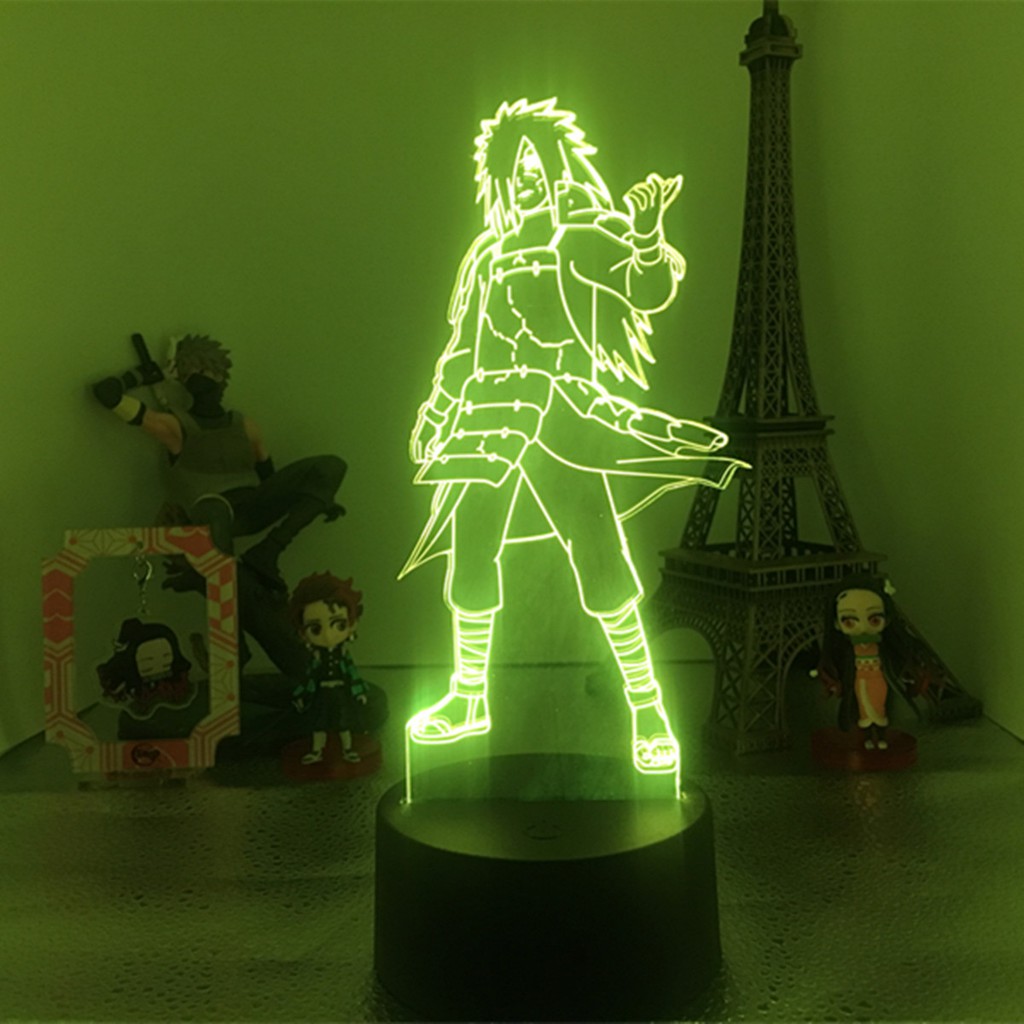 Đèn Led Ngủ Để Bàn Hình Nhân Vật Uchiha Madara Trong Naruto Dùng Trang Trí Phòng Ngủ Cho Bé