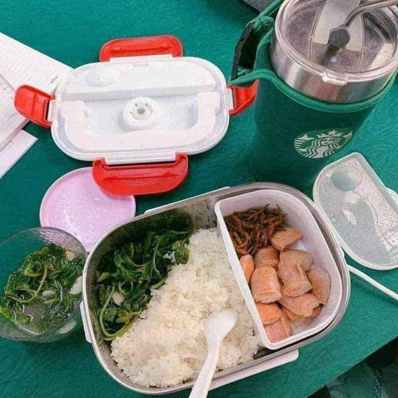 Cặp Lồng Hộp Cơm Cắm Điện Ruột Inox Nhanh Nóng