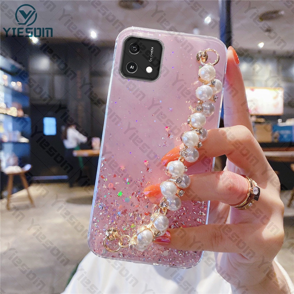 Túi Xách Thiết Kế Đơn Giản Thời Trang Cao Cấp ​Ốp Điện Thoại Silicon Kim Tuyến Cho OPPO A16K A16 A76 A96 A95 A74 4G A92 A52 A72 A91 A12 A5S A7 A11K A3S A59 A57 A39 F1S