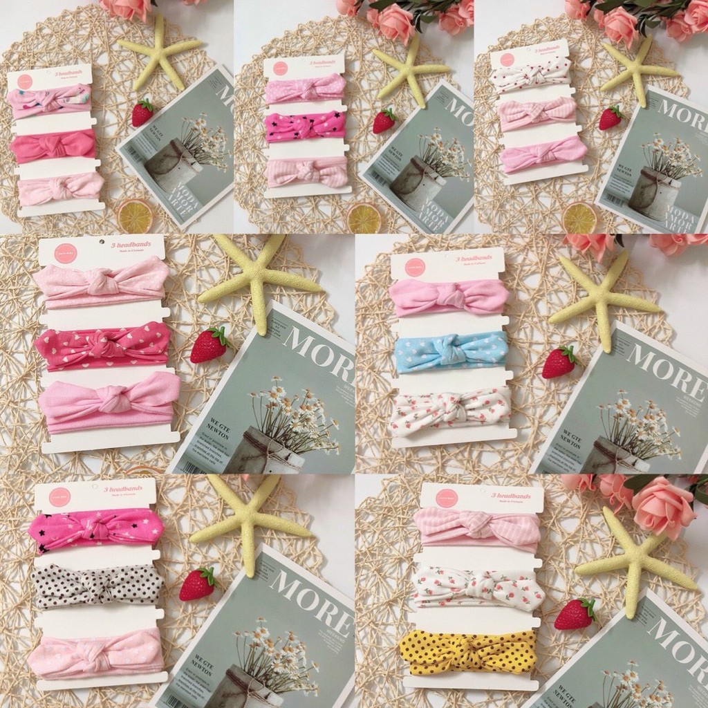 Sét 3 tuban Headbands cho bé