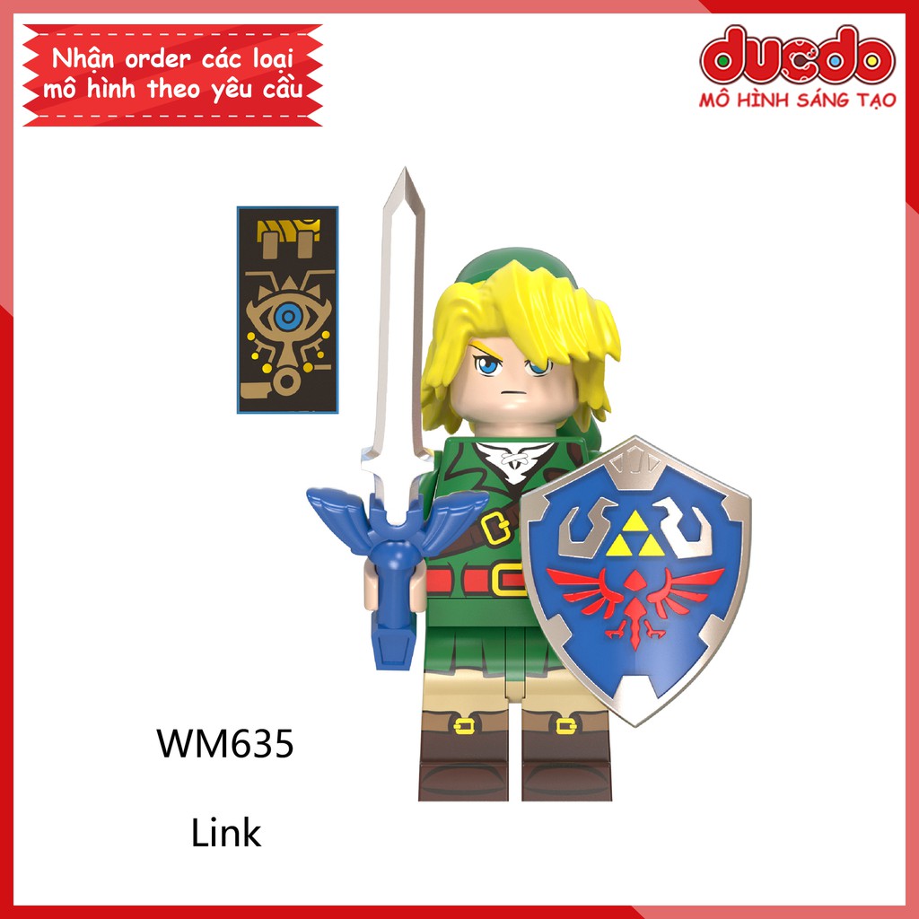 Minifigures các nhân vật trong game huyền thoại The Legend Of Zelda - Đồ chơi Lắp ghép Xếp hình Mini Mô hình WM6053